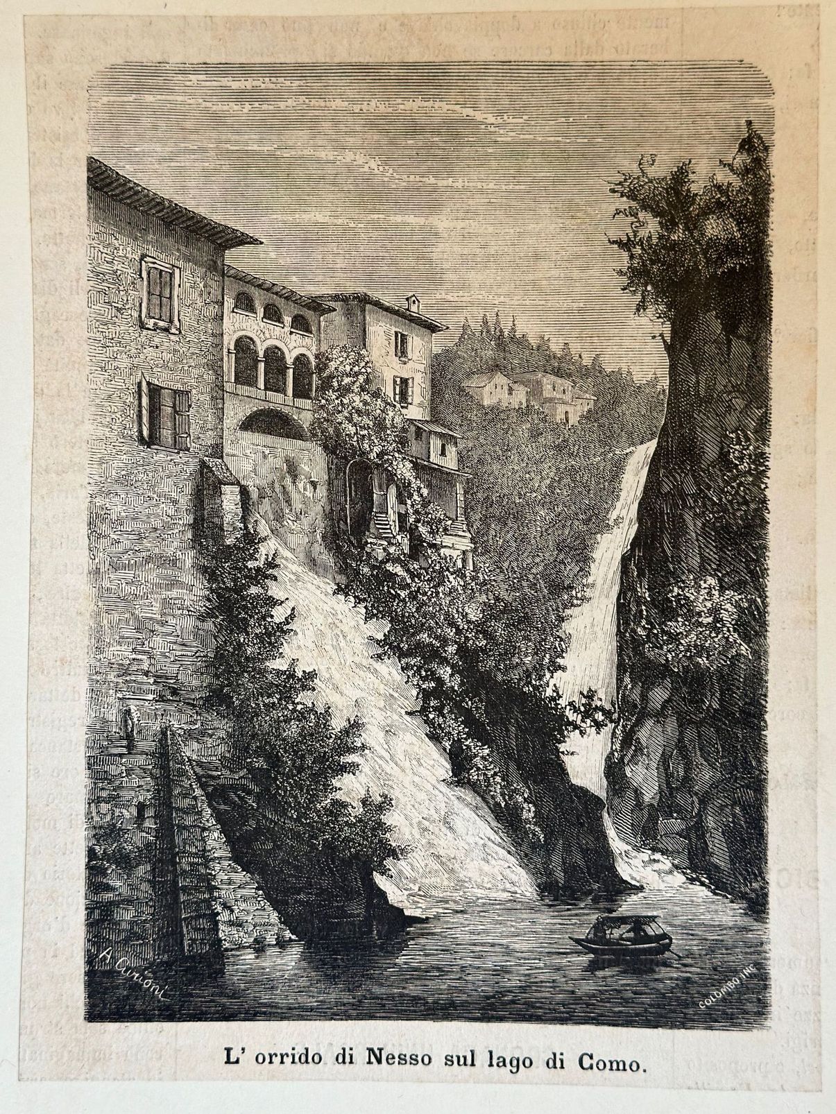 L'ORRIDO DI NESSO SUL LAGO DI COMO