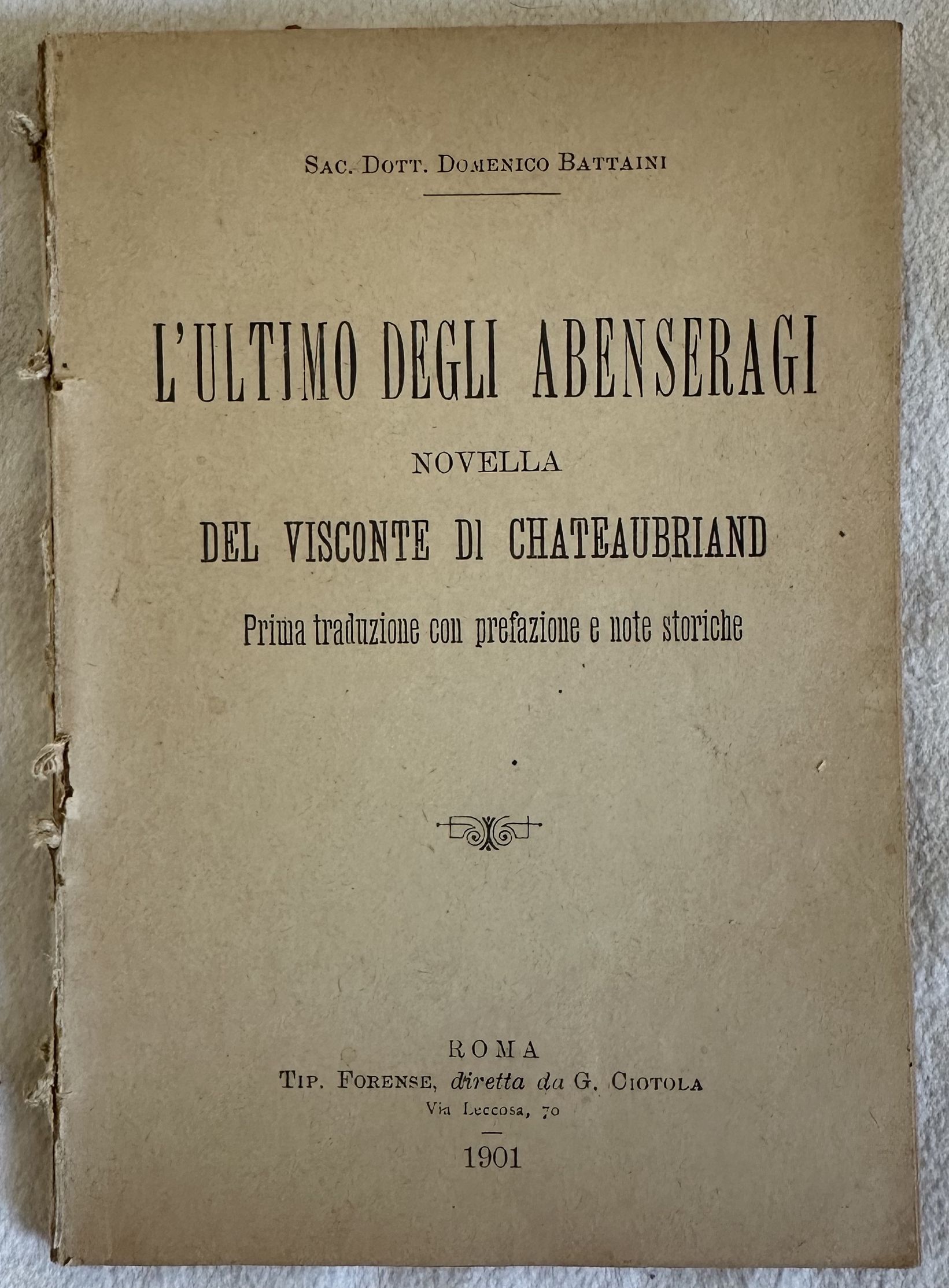 L'ULTIMO DEGLI ABENSERAGI
