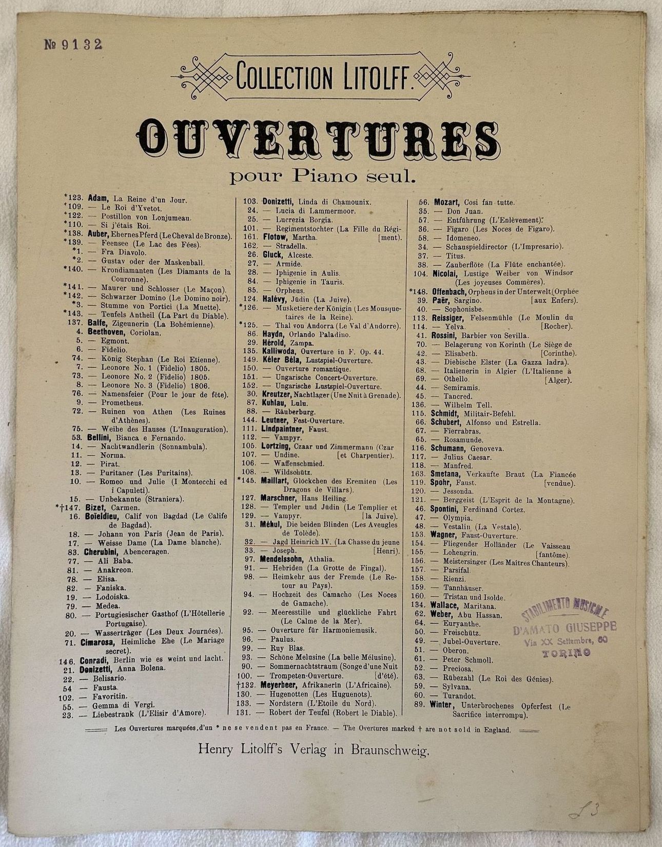 LA CHASSE DU JEUNE HENRI