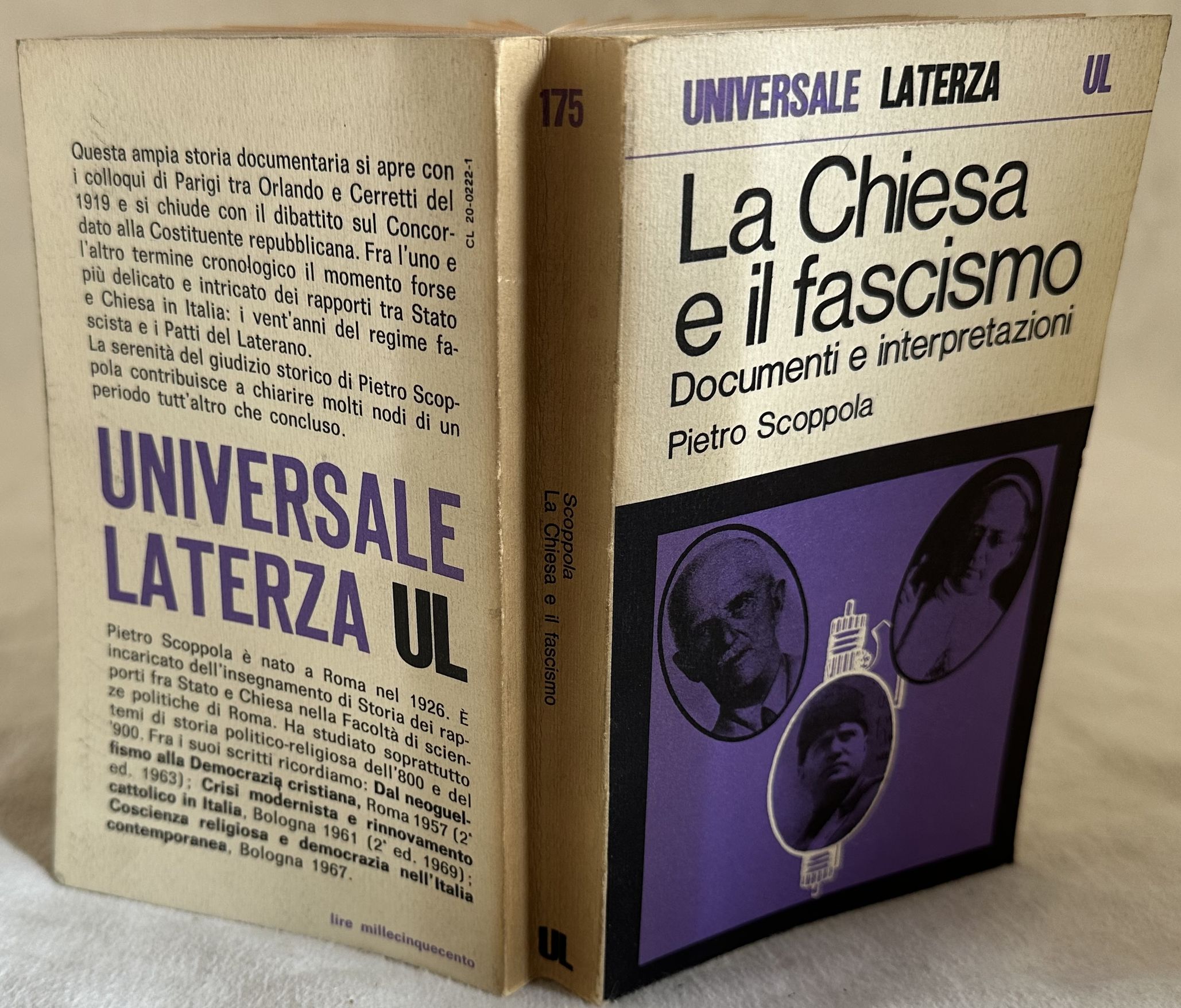 LA CHIESA E IL FASCISMO DOCUMENTI E INTERPRETAZIONI