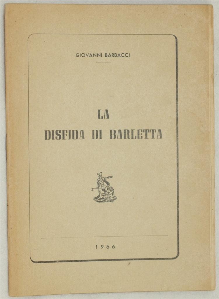 LA DISFIDA DI BARLETTA