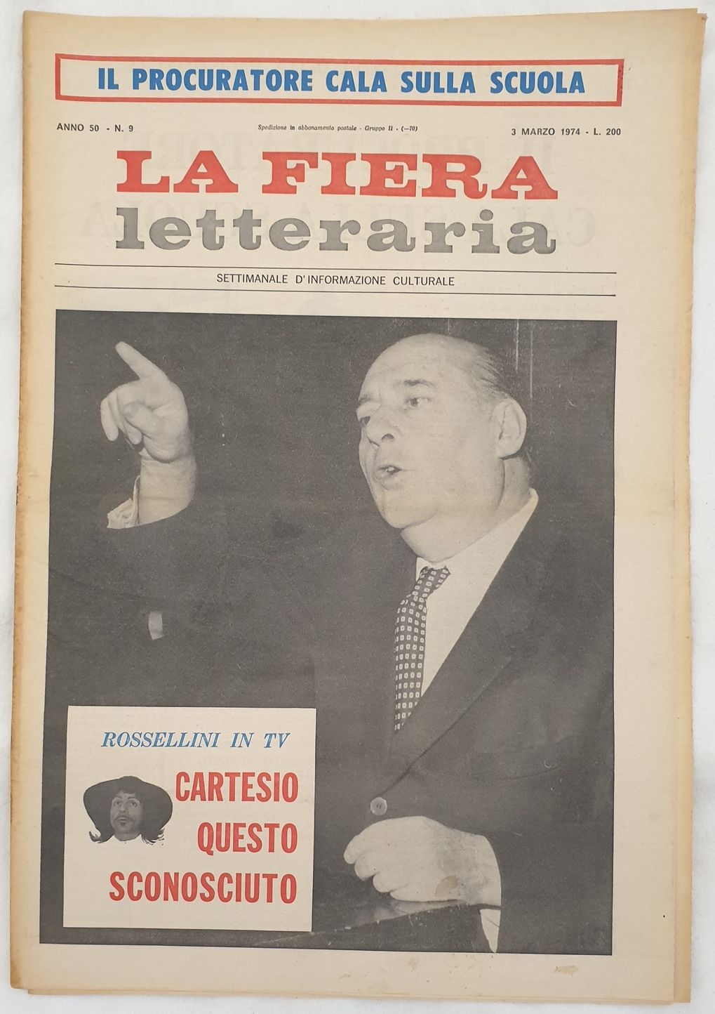 LA FIERA LETTERARIA 3 MARZO 1974