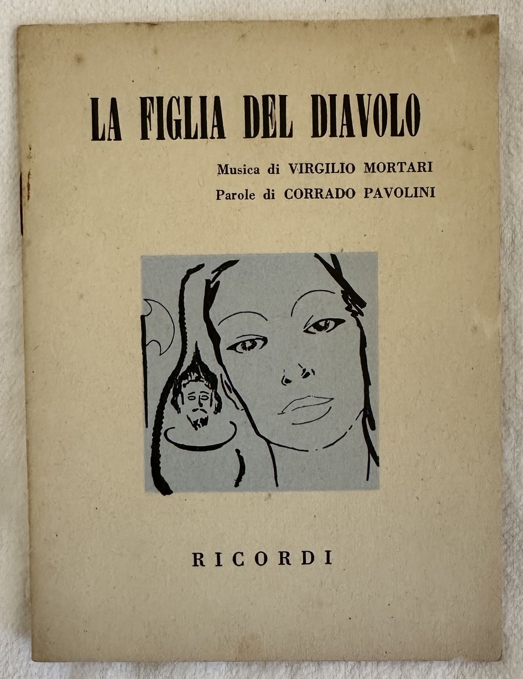 LA FIGLIA DEL DIAVOLO MUSICA DI VIRGILIO MORTARI PAROLE DI …