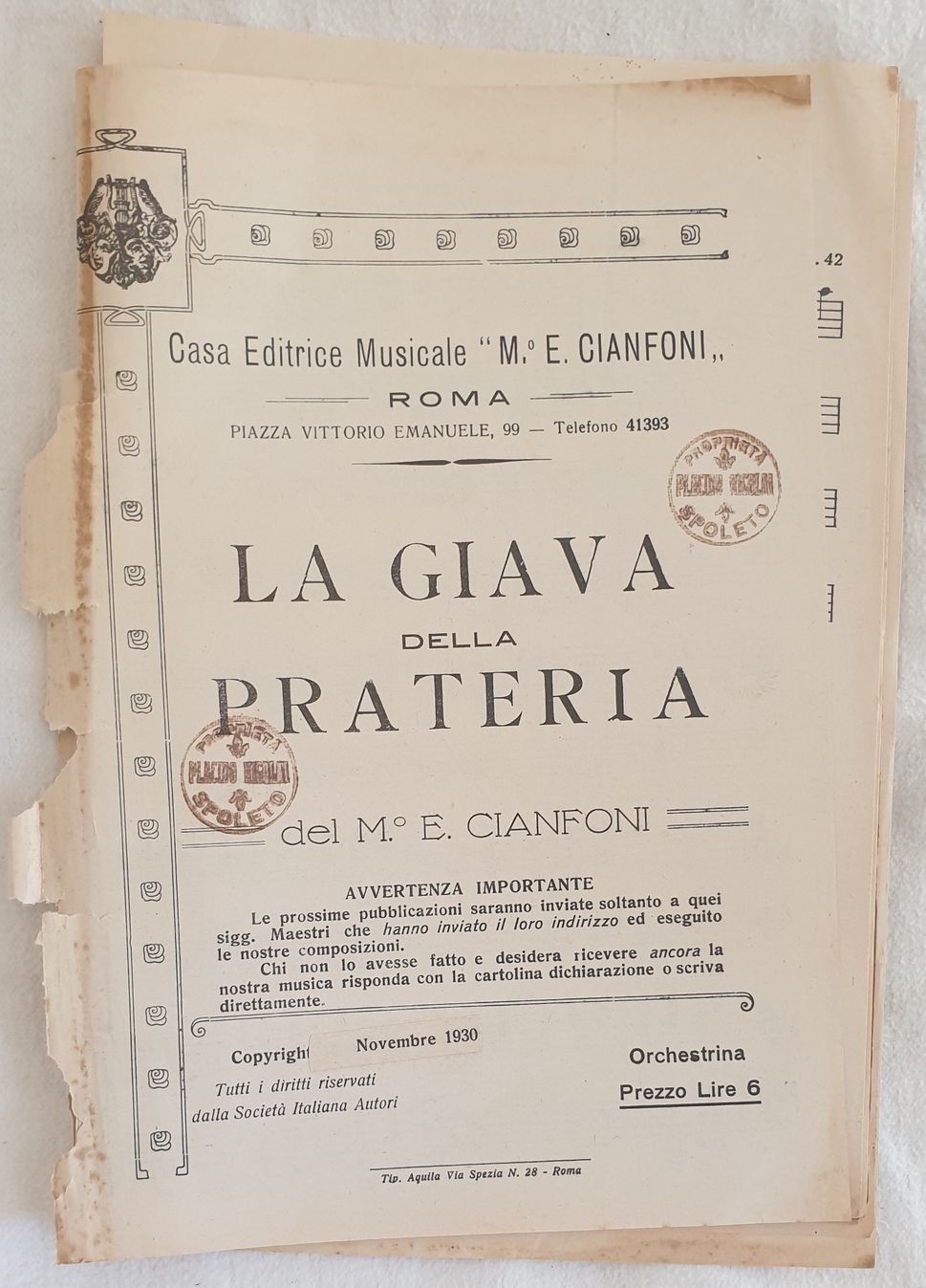 LA GIAVA DELLA PRATERIA