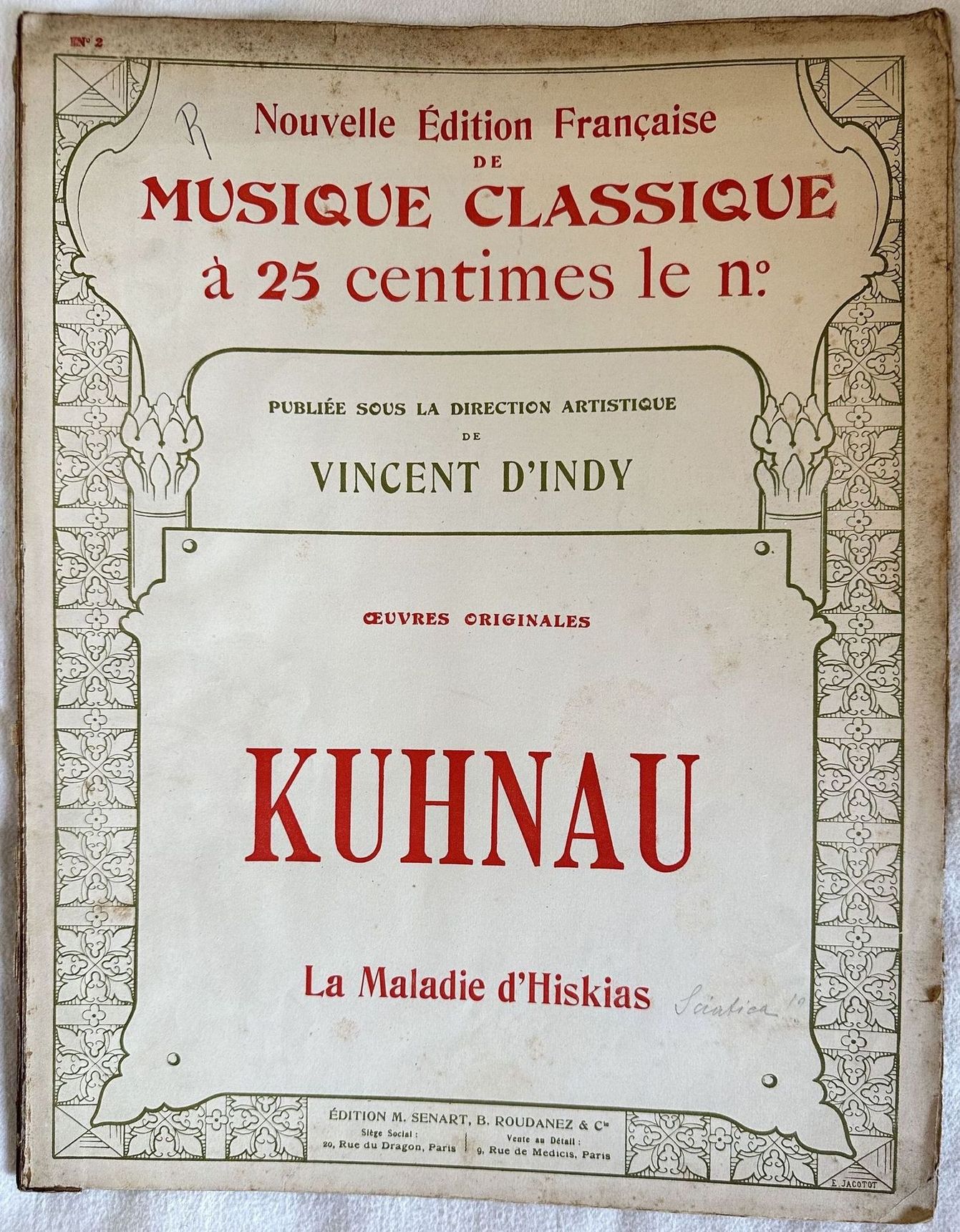 LA MALADIE D'HISKIAS