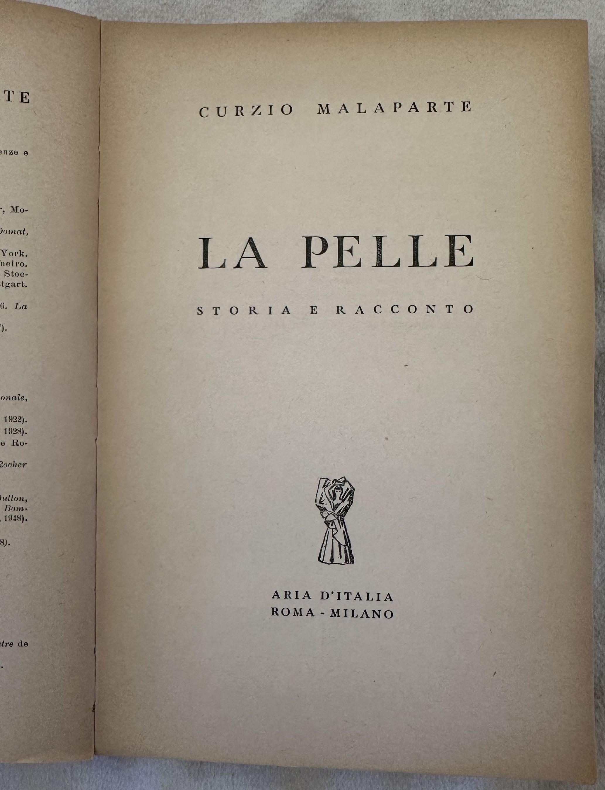 LA PELLE STORIA E RACCONTO