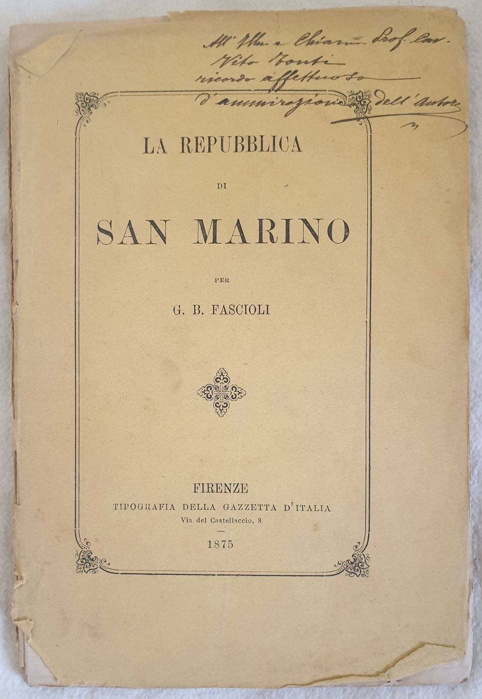 LA REPUBBLICA DI SAN MARINO