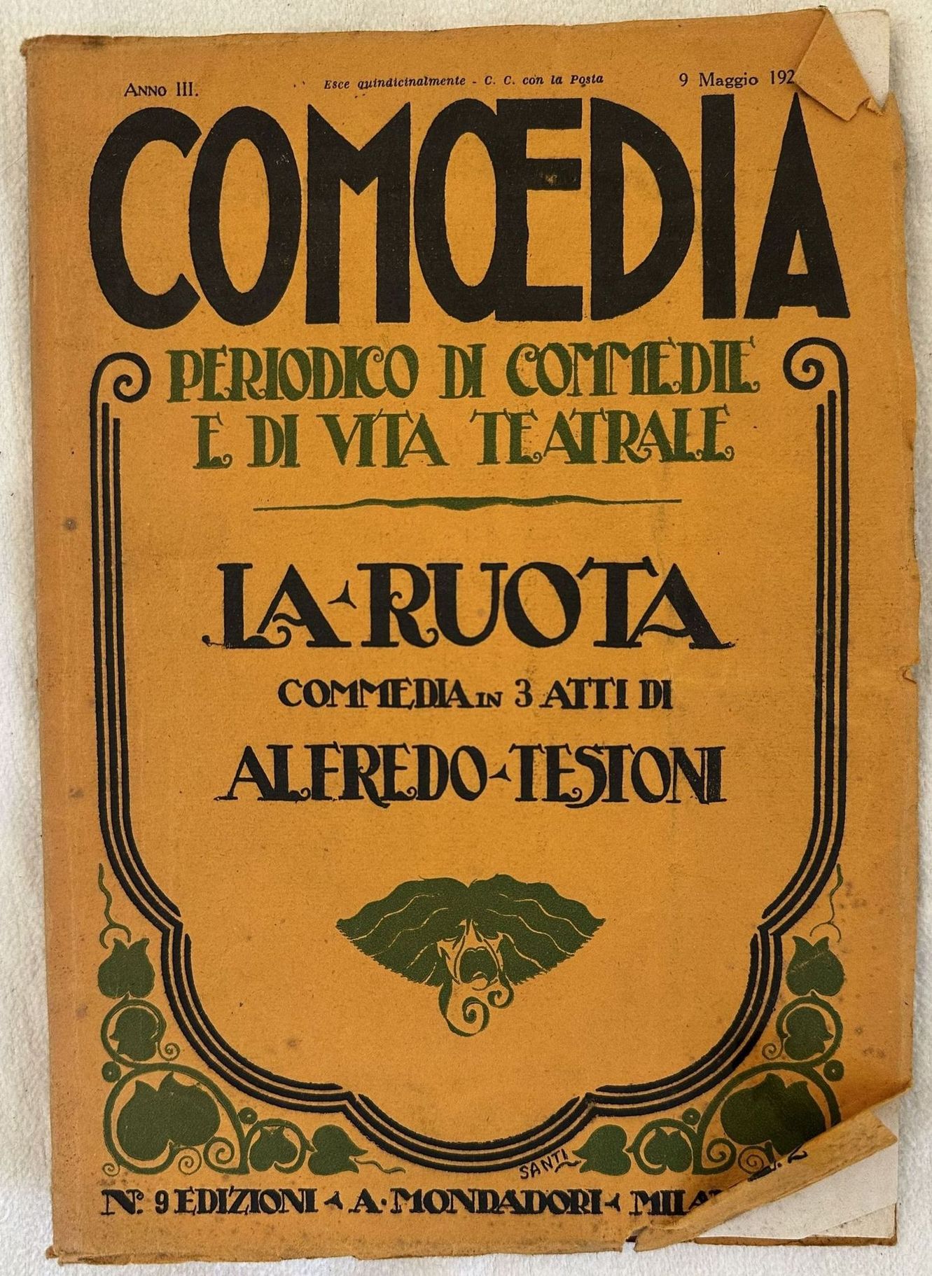 LA RUOTA COMMEDIA IN TRE ATTI