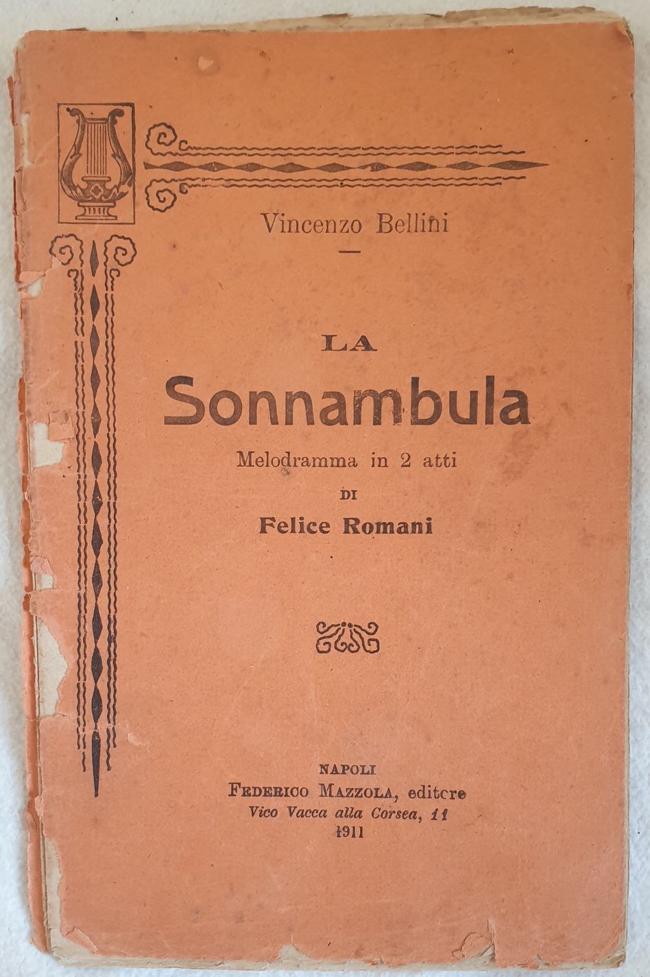 LA SONNAMBULA MELODRAMMA IN DUE ATTI DI FELICE ROMANI MUSICA …