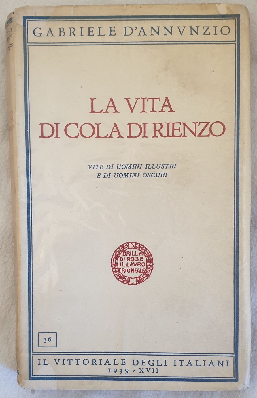 LA VITA DI COLA DI RIENZO VITE DI UOMINI ILLUSTRI …