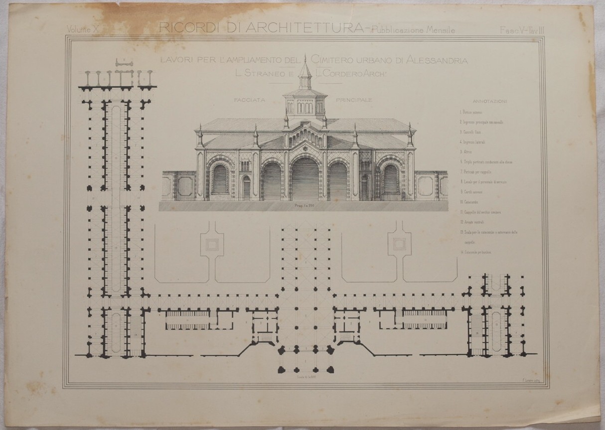 LAVORI PER L'AMPLIAMENTO DEL CIMITERO URBANO DI ALESSANDRIA L. STRANEO …