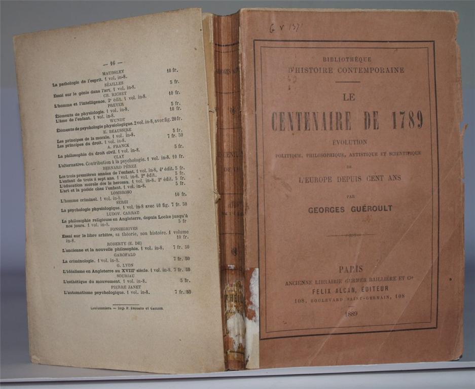 LE CENTENAIRE DE 1789
