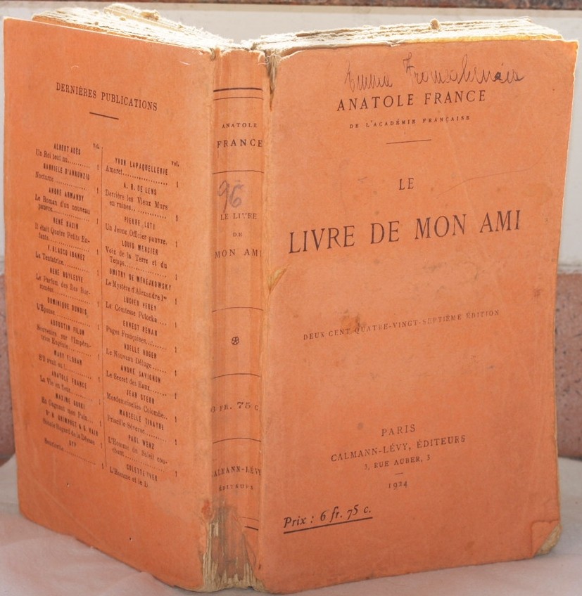 LE LIVRE DE MON AMI