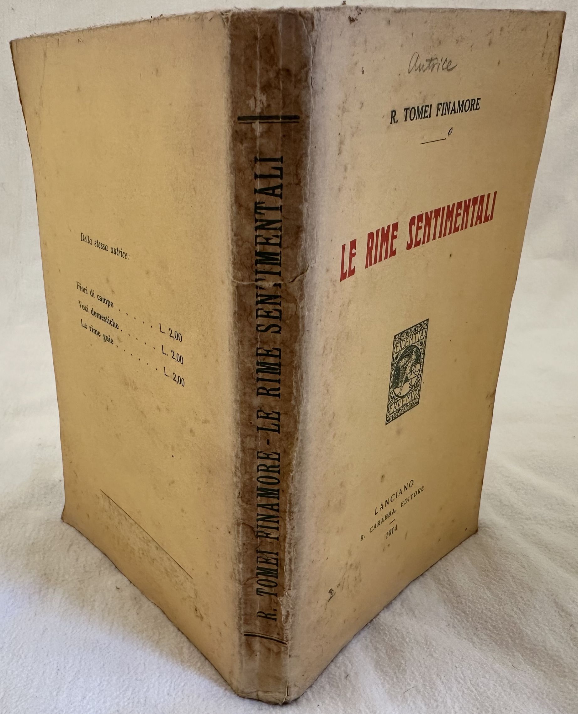 LE RIME SENTIMENTALI