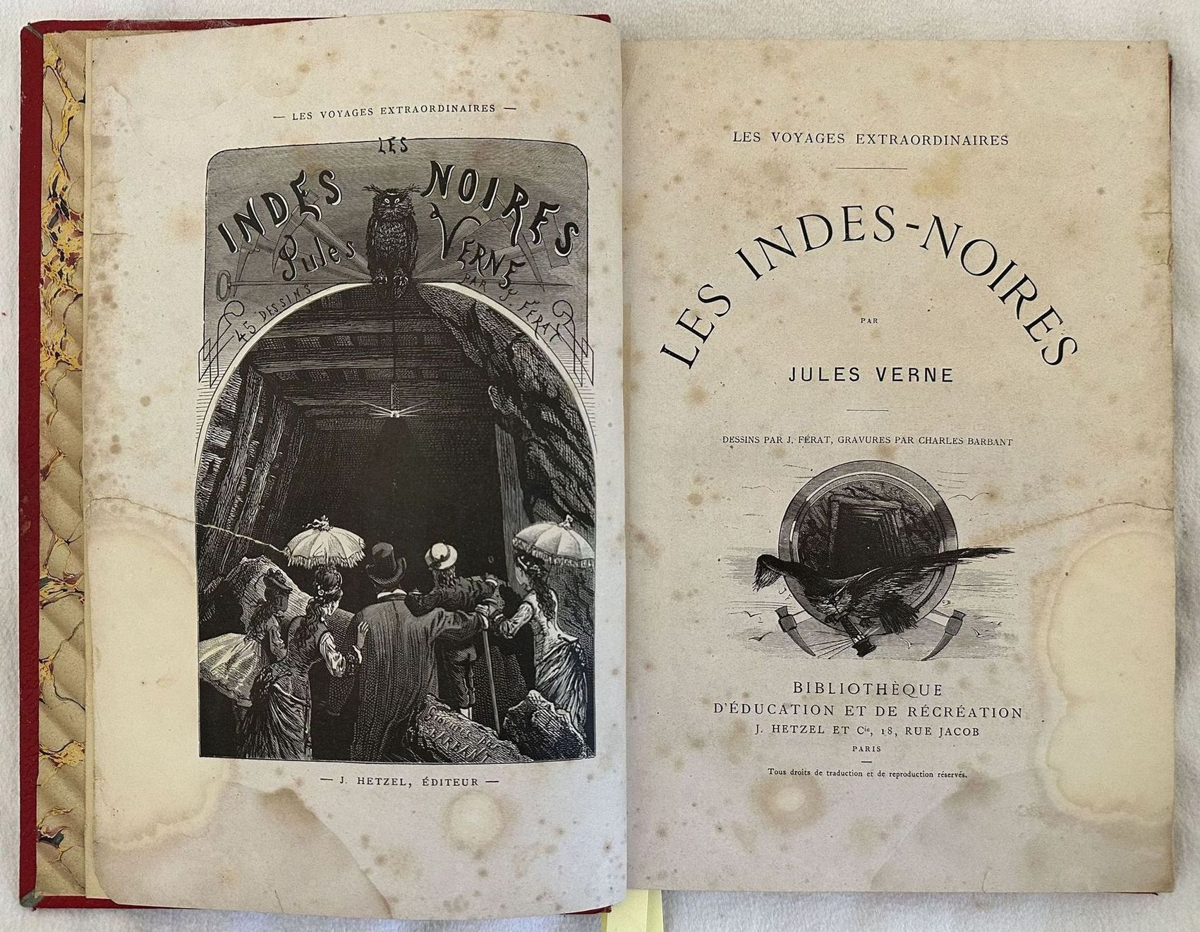 LES VOYAGES EXTRAORDINAIRES LES INDES-NOIRES