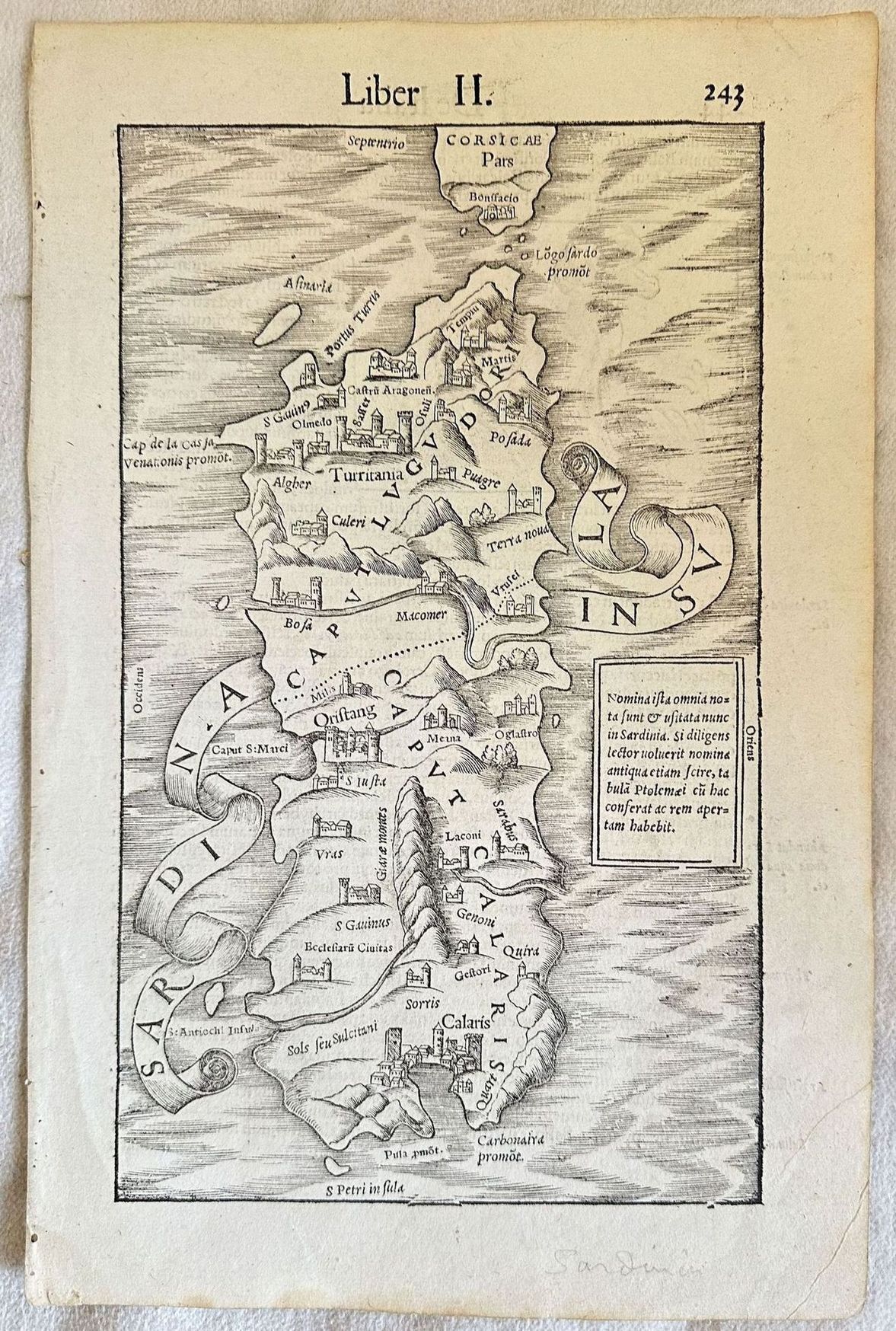 LIBER II SARDINIA INSULA