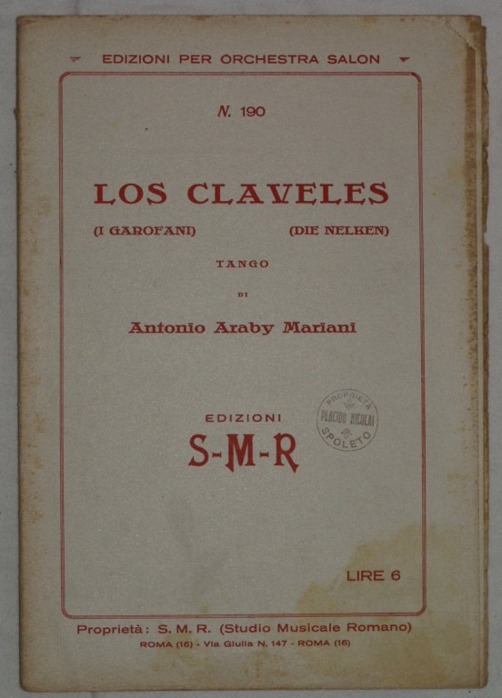 LOS CLAVELES (I GAROFANI) TANGO