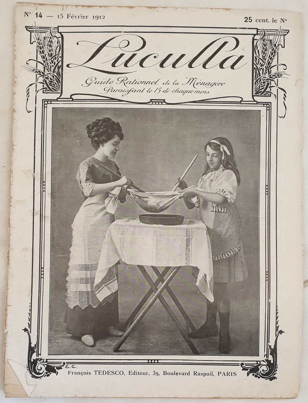 LUCULLA N. 14 - 15 FEVRIER 1912