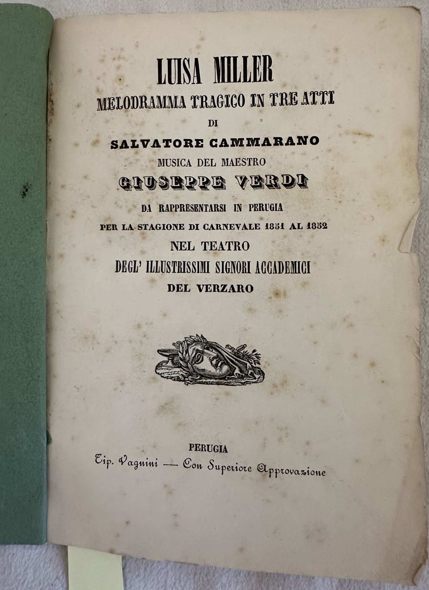LUISA MILLER DI G. VERDI ARIA FINALE II QUANDO LE …