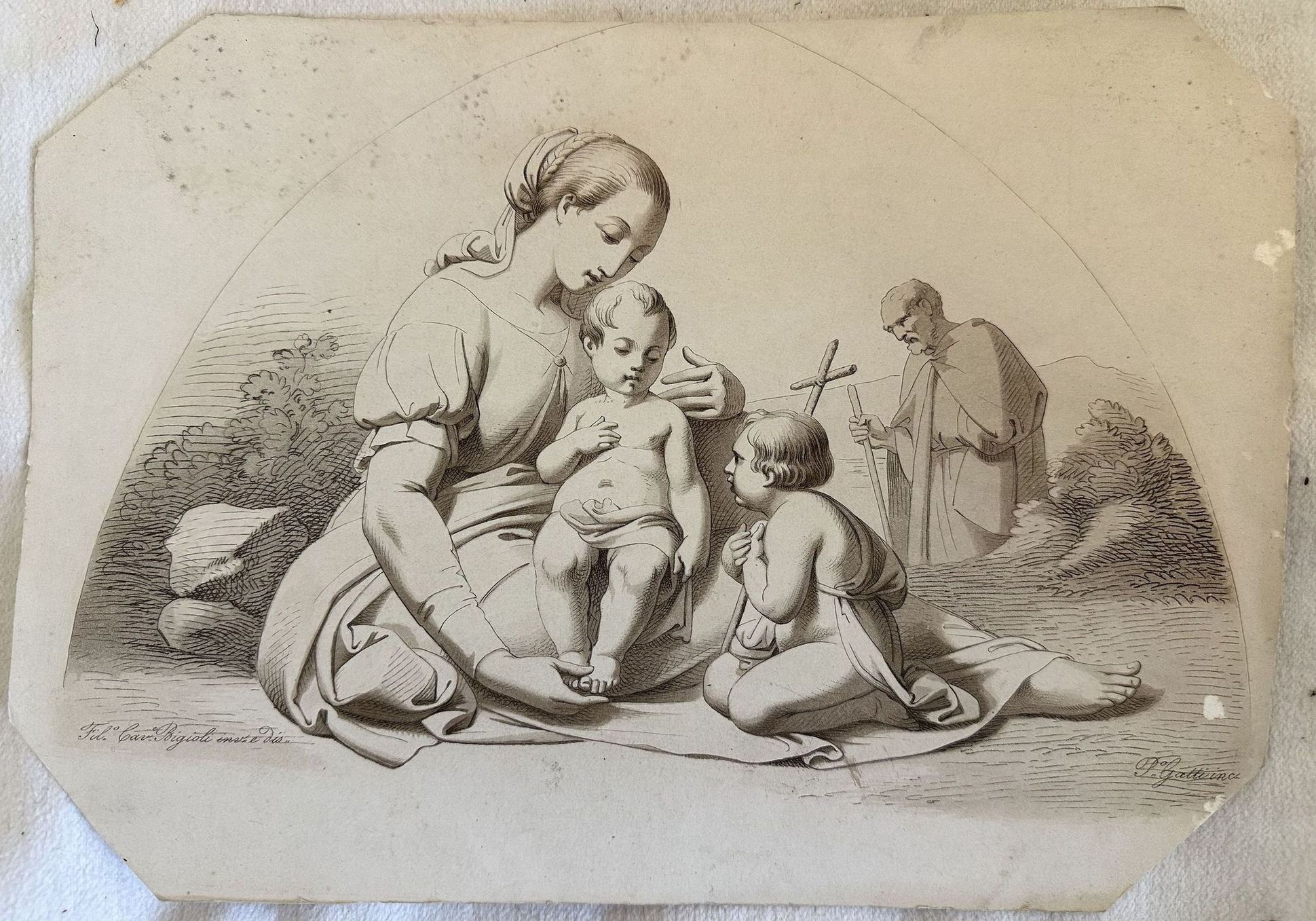 MADONNA CON IL BAMBINO SAN GIUSEPPE E SAN GIOVANNINO Fil. …