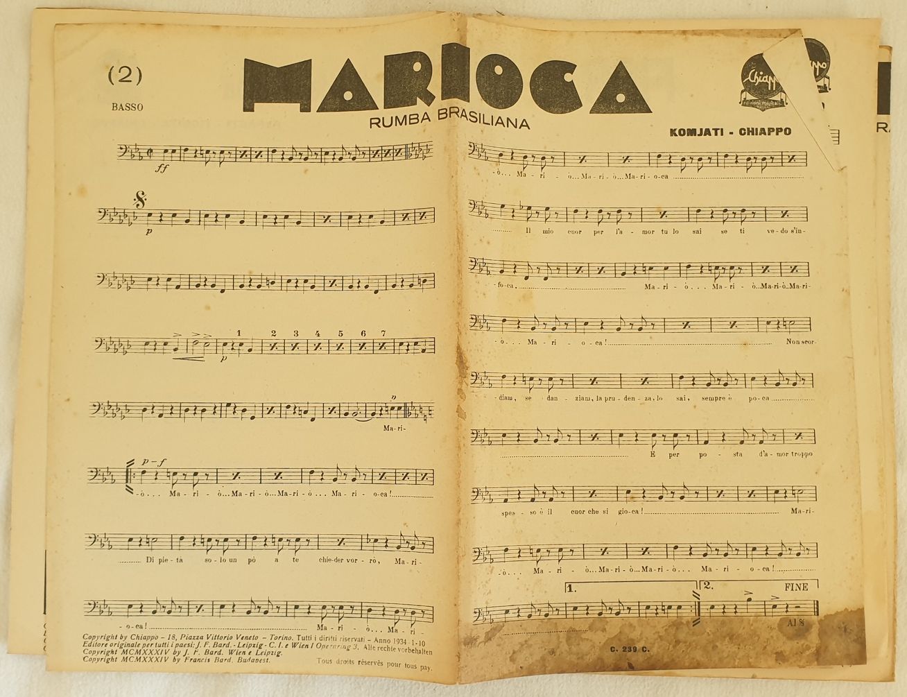 MARIOCA - FIOR DI LOTO