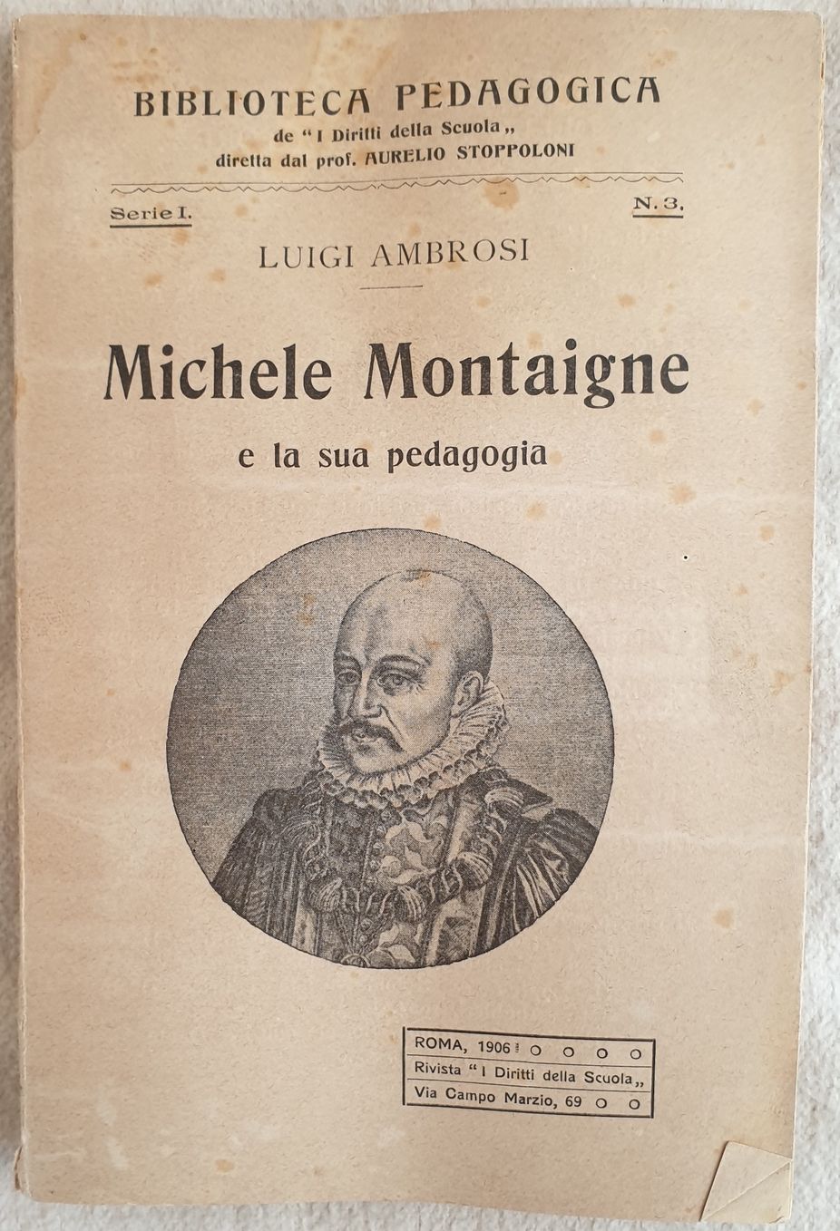 MICHELE MONTAIGNE E LA SUA PEDAGOGIA