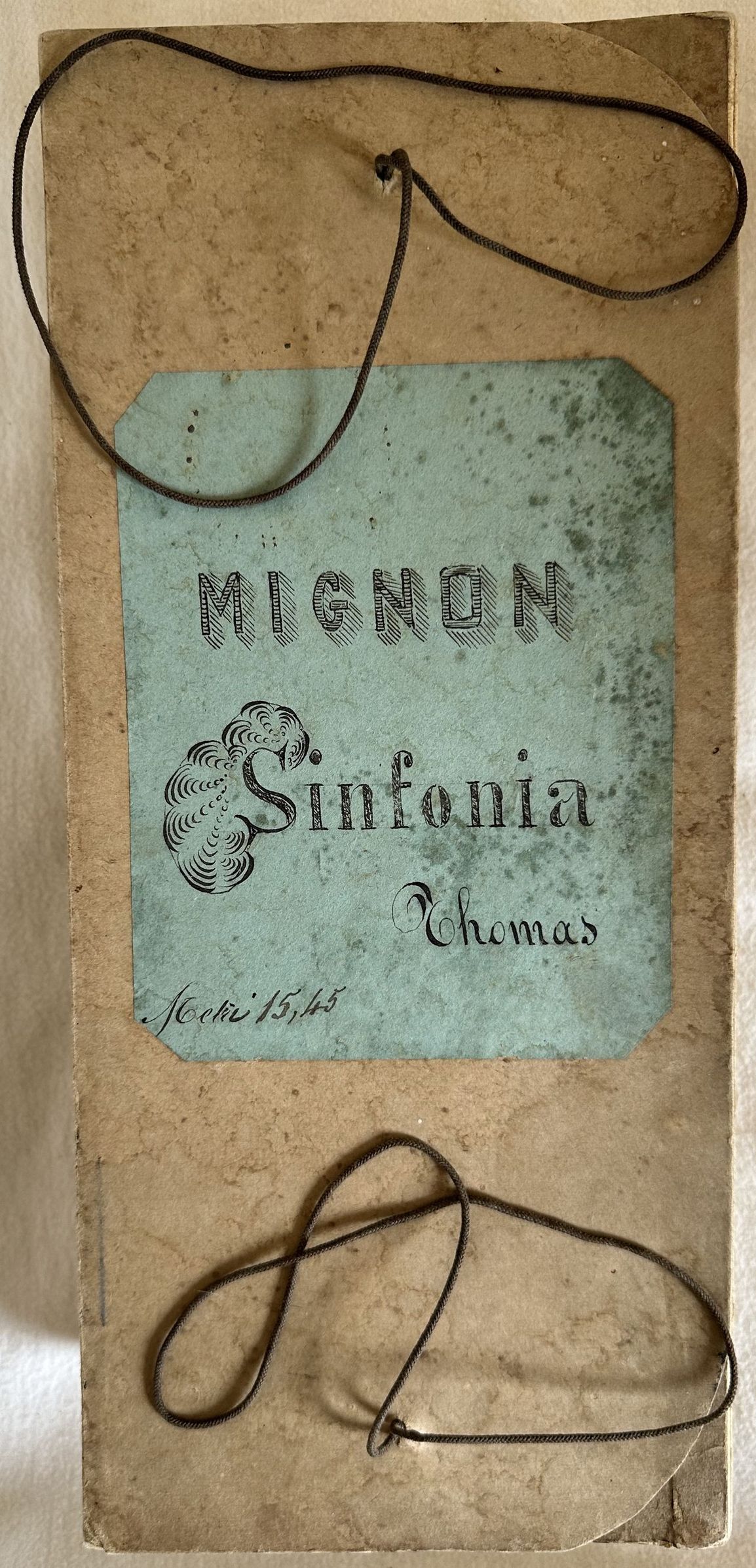 MIGNON SINFONIA THOMAS