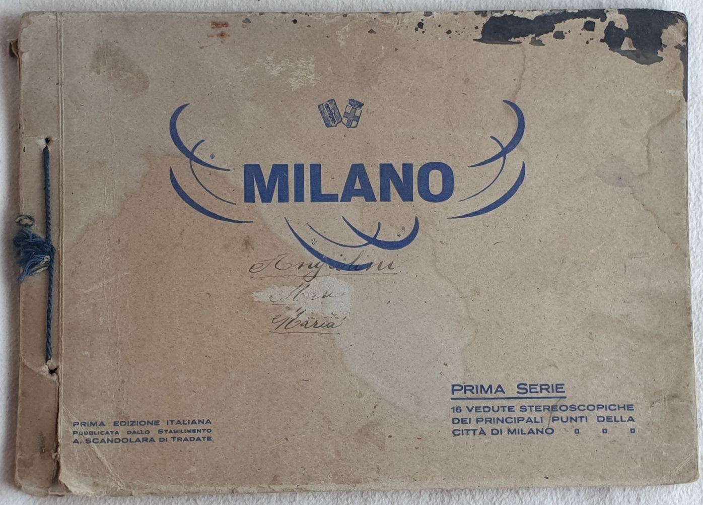 MILANO PRIMA SERIE 16 VEDUTE STEREOSCOPICHE DEI PRINCIPALI PUNTI DELLA …