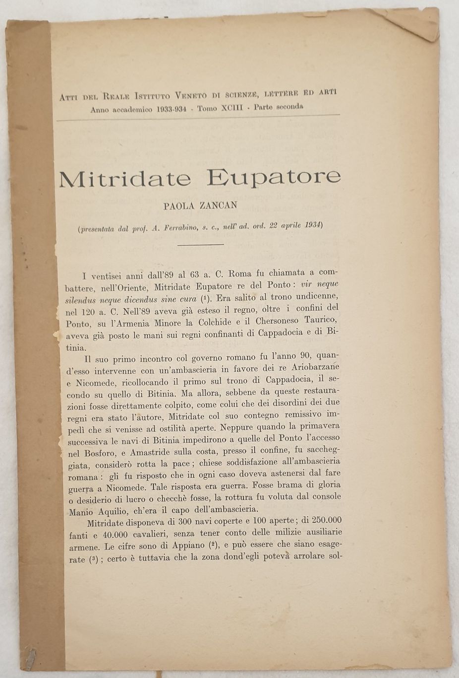 MITRIDATE EUPATORE
