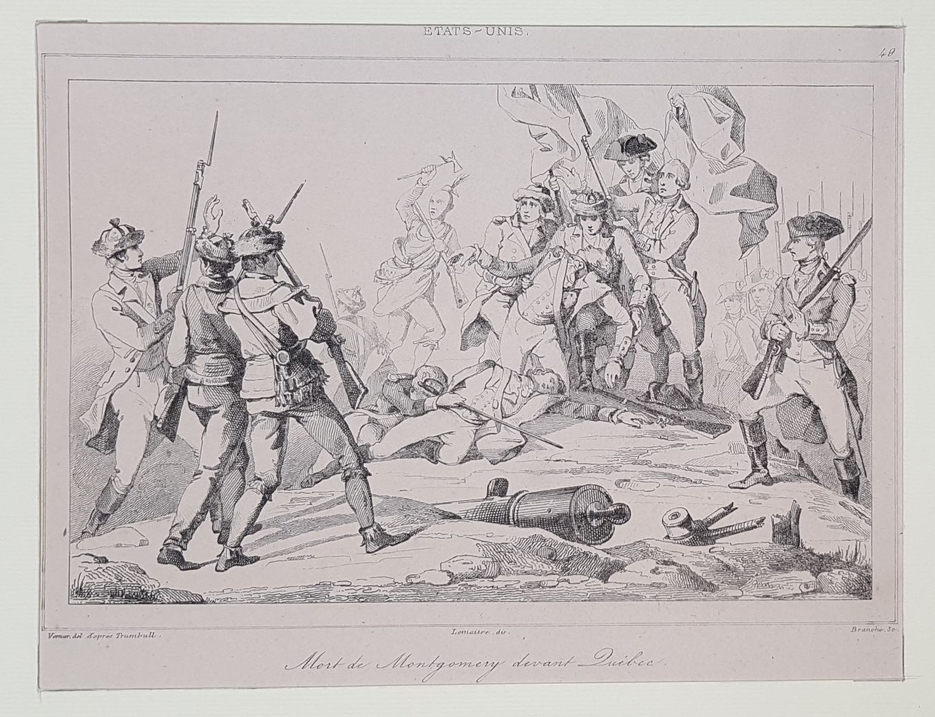 MORT DE MONTGOMERY DEVANT QUEBEC