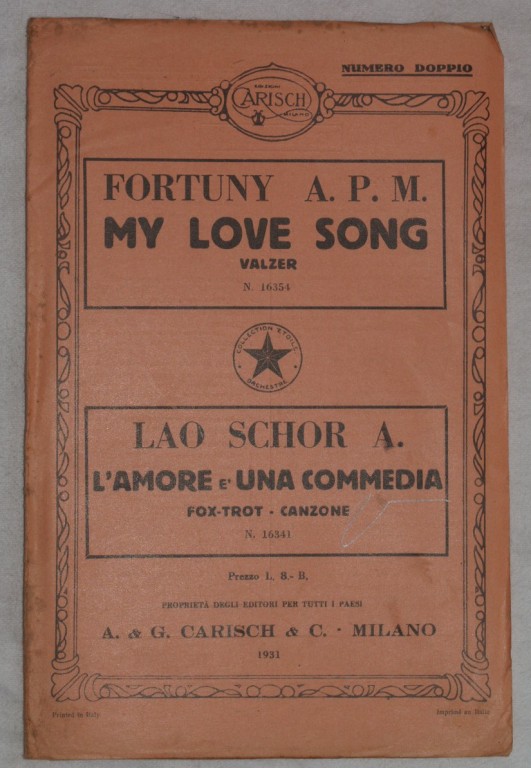 MY LOVE SONG - L'AMORE E UNA COMMEDIA