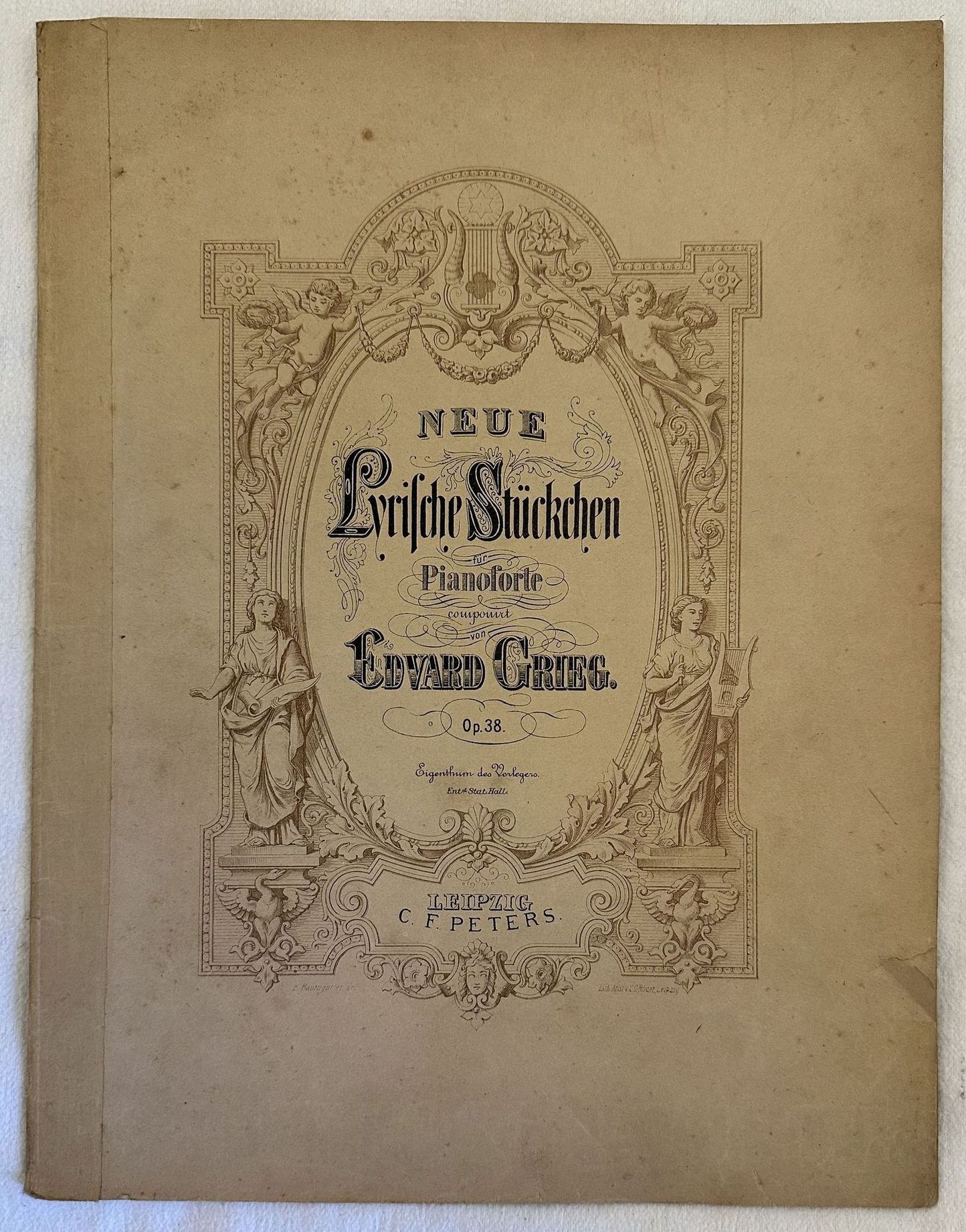NEUE LYRISCHE STUCKCHEN FUR PIANOFORTE OP. 38