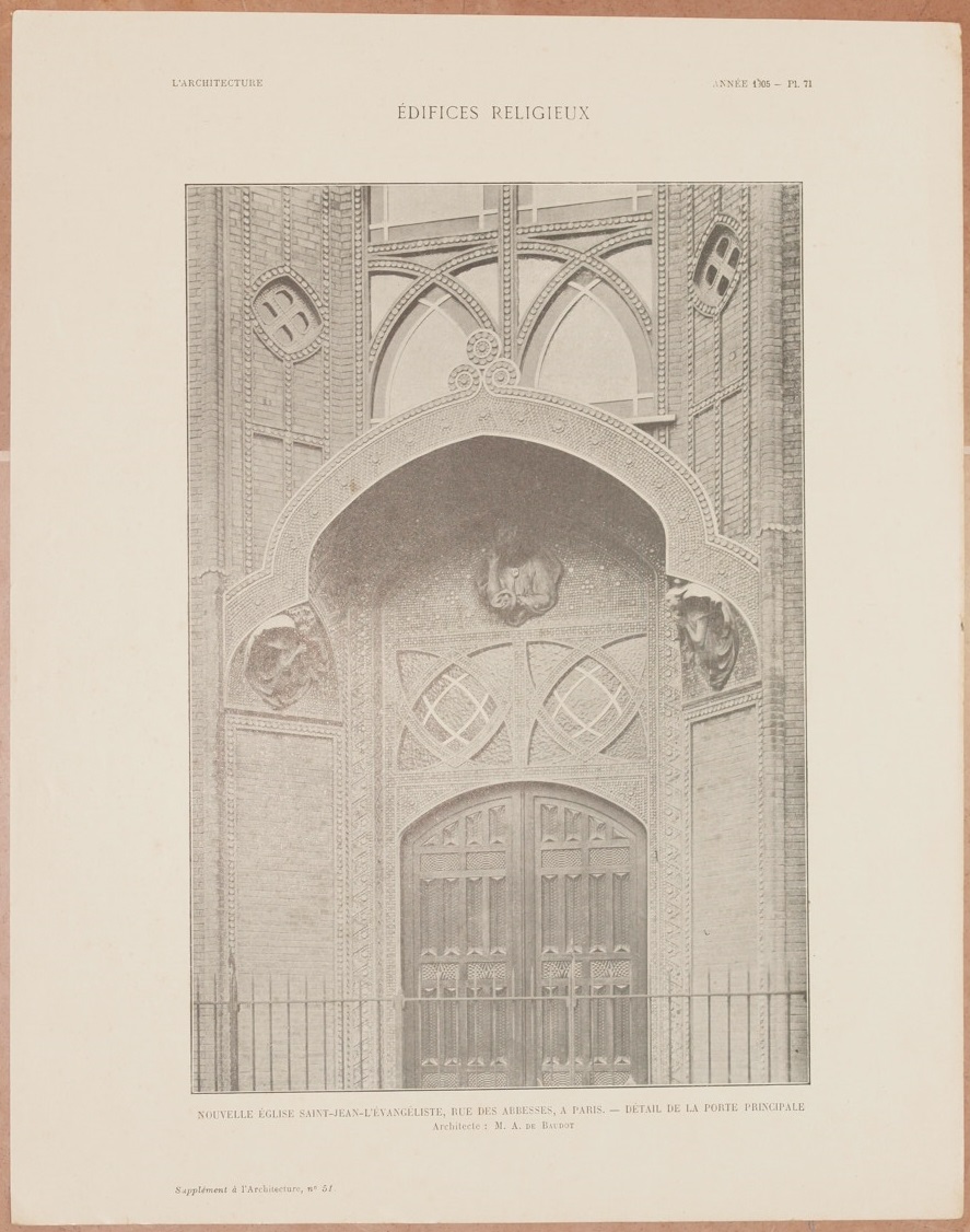 NOUVELLE EGLISE SAINT JEAN L'EVANGELISTE RUE DES ABBESSES A PARIS …