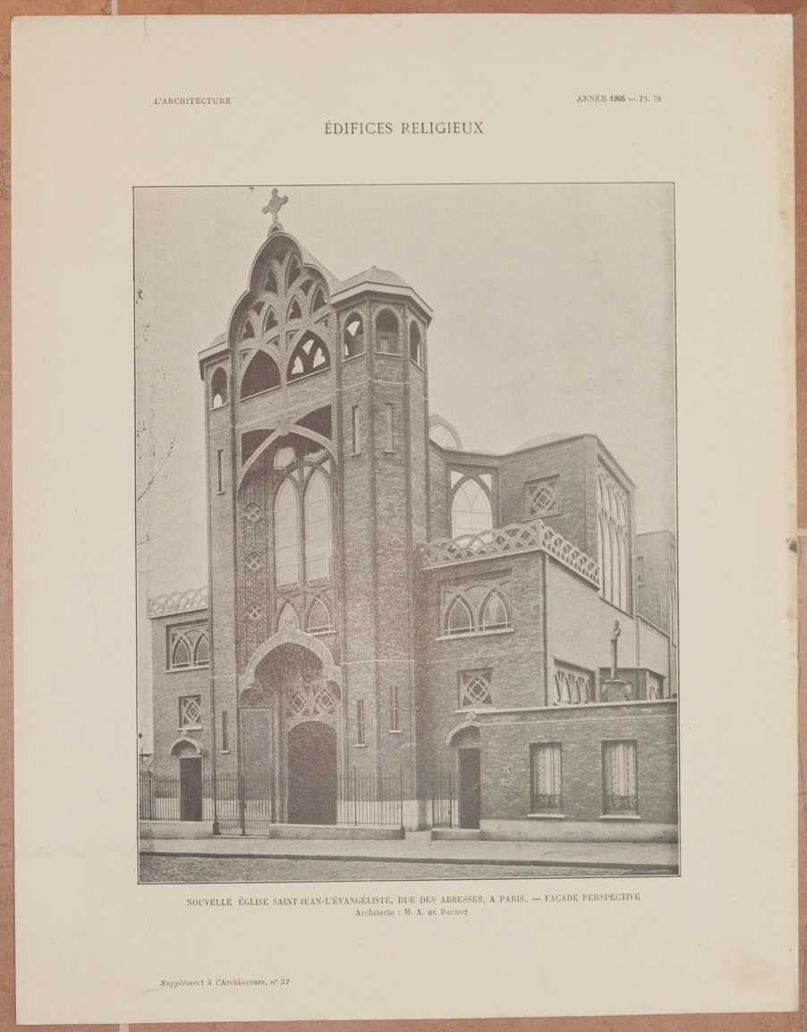 NOUVELLE EGLISE SAINT JEAN L'EVANGELISTE RUE DES ABBESSES A PARIS …