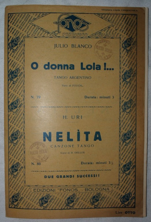 O DONNA LOLA!. - NELITA