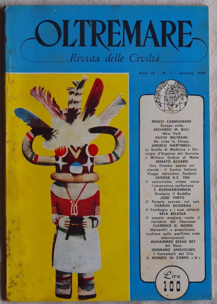 OLTREMARE Rivista delle civiltà ANNO IX - GENNAIO 1958
