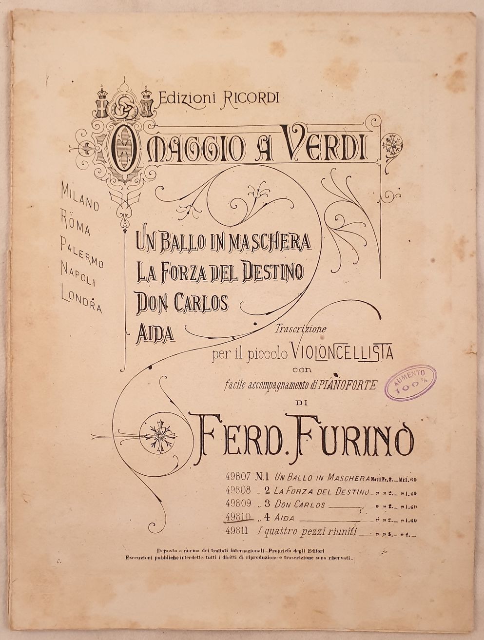 OMAGGIO A VERDI AIDA