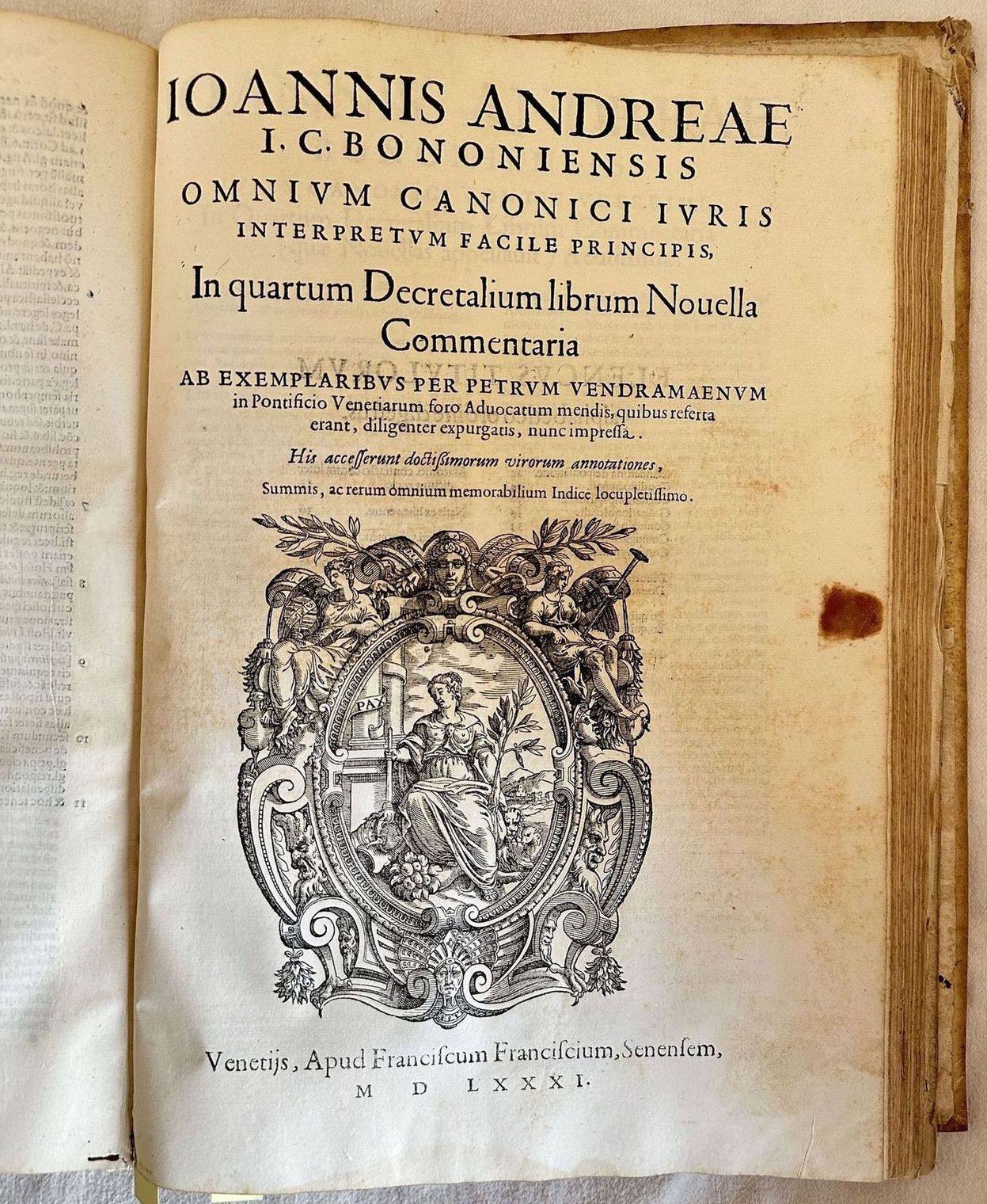 OMNIUM CANONICI IURIS INTERPRETUM FACILE PRINCIPIS IN QUARTUM DECRETALIUM LIBRUM …