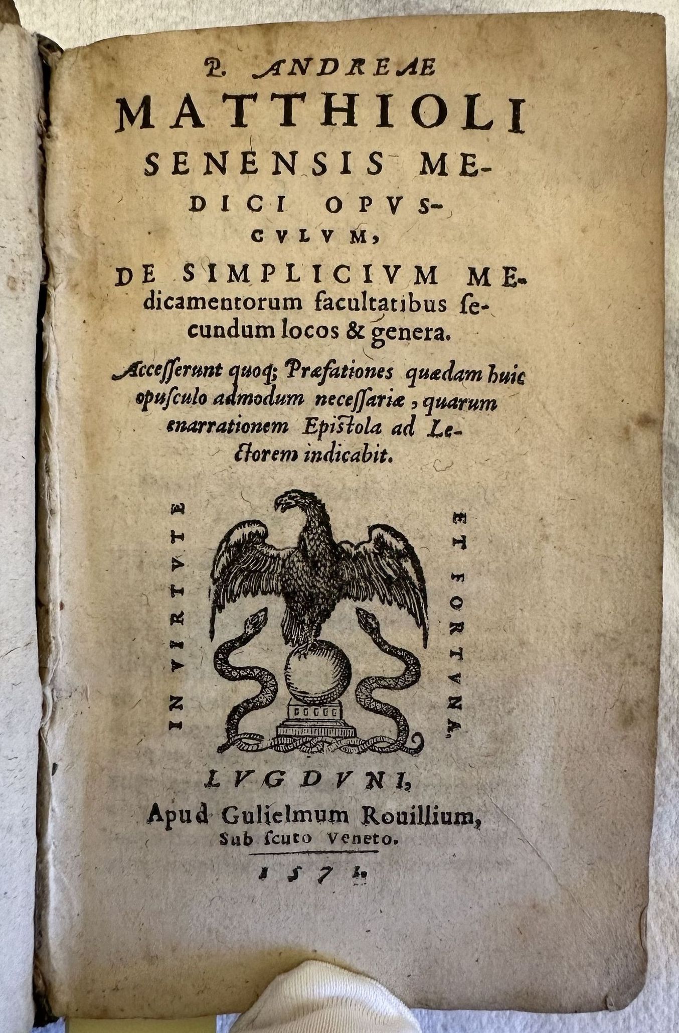 OPUSCULUM DE SIMPLICIUM MEDICAMENTORUM FACULTATIBUS SECUNDUM LOCOS & GENERA ACCESSERUNT …