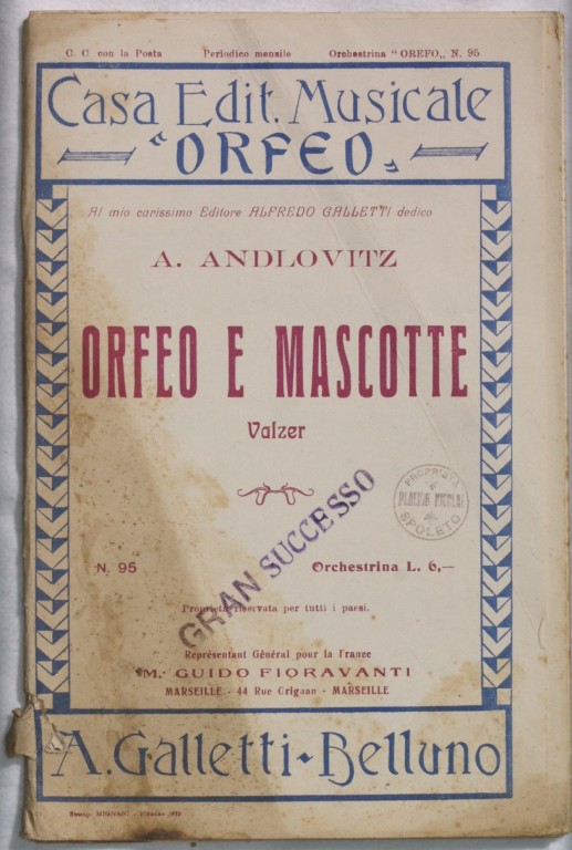 ORFEO E MASCOTTE