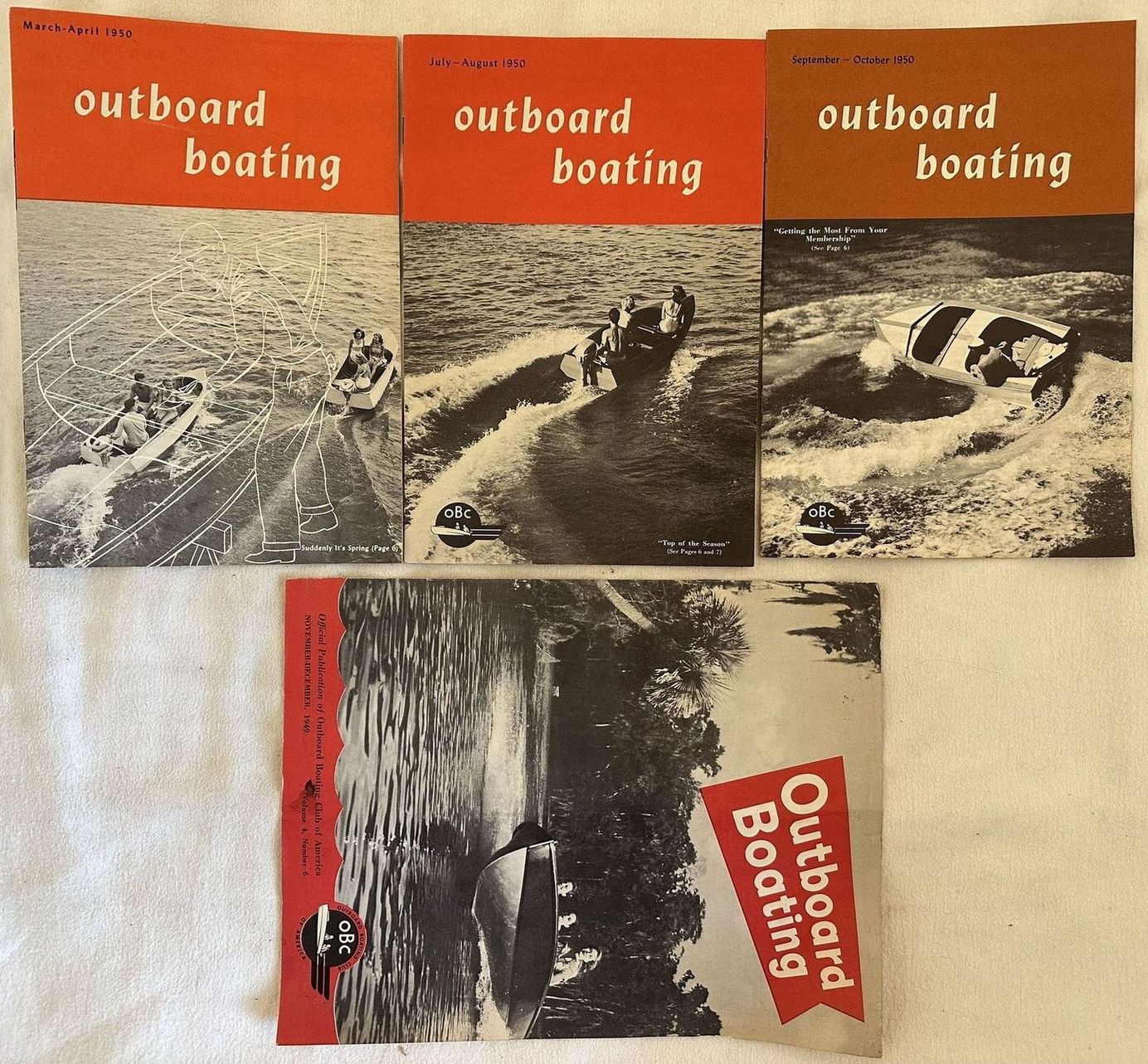 OUTBOARD BOATING NOVEMBER DECEMBER 1949 MARCH APRIL 1950 JULY AUGUST …