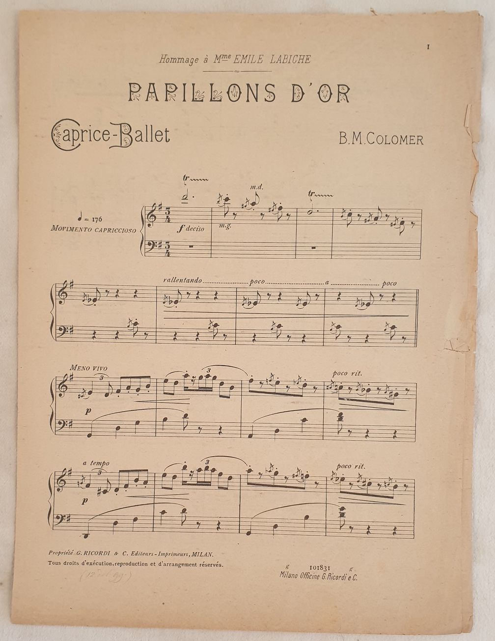 PAPILLONS D'OR