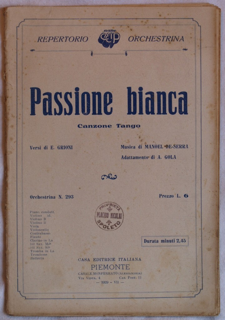 PASSIONE BIANCA