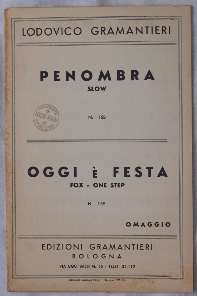 PENOMBRA - OGGI E FESTA