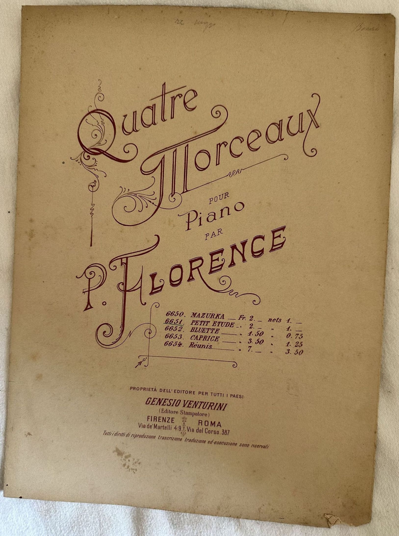 PETIT ETUDE