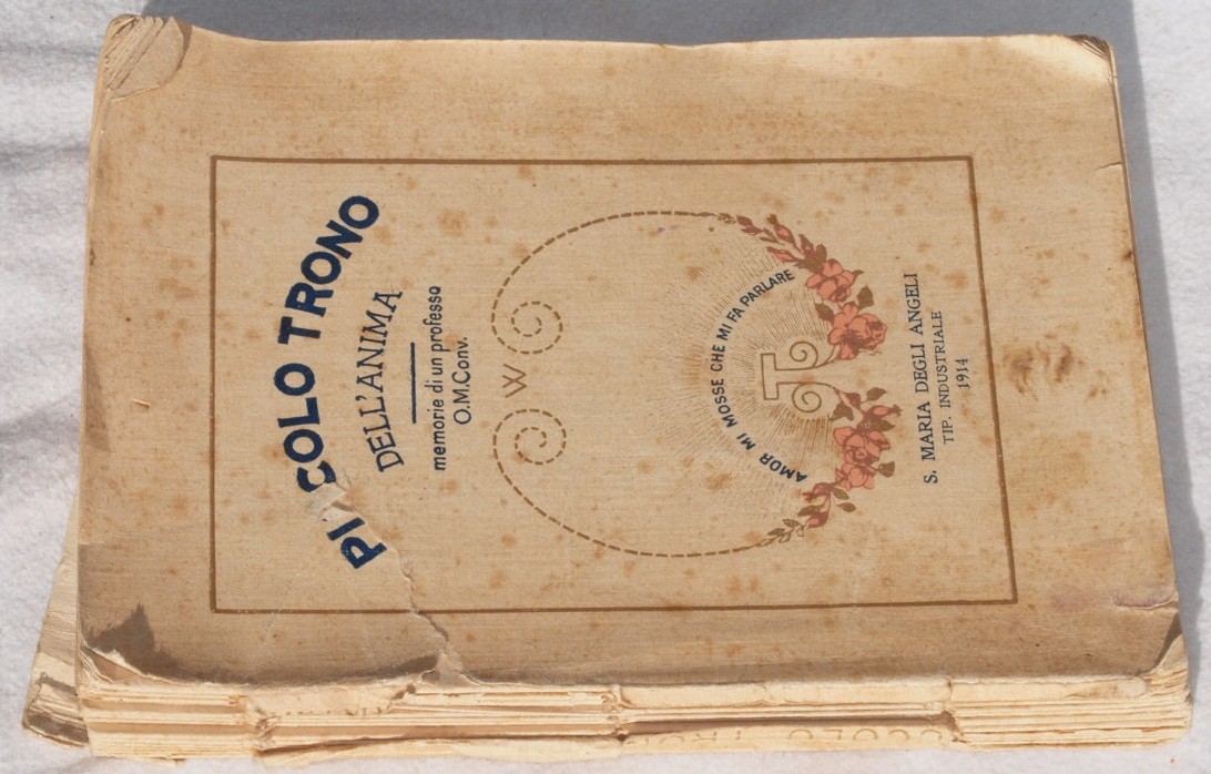 PICCOLO TRONO DELL'ANIMA MEMORIE DI UN PROFESSO O. M. CONV.