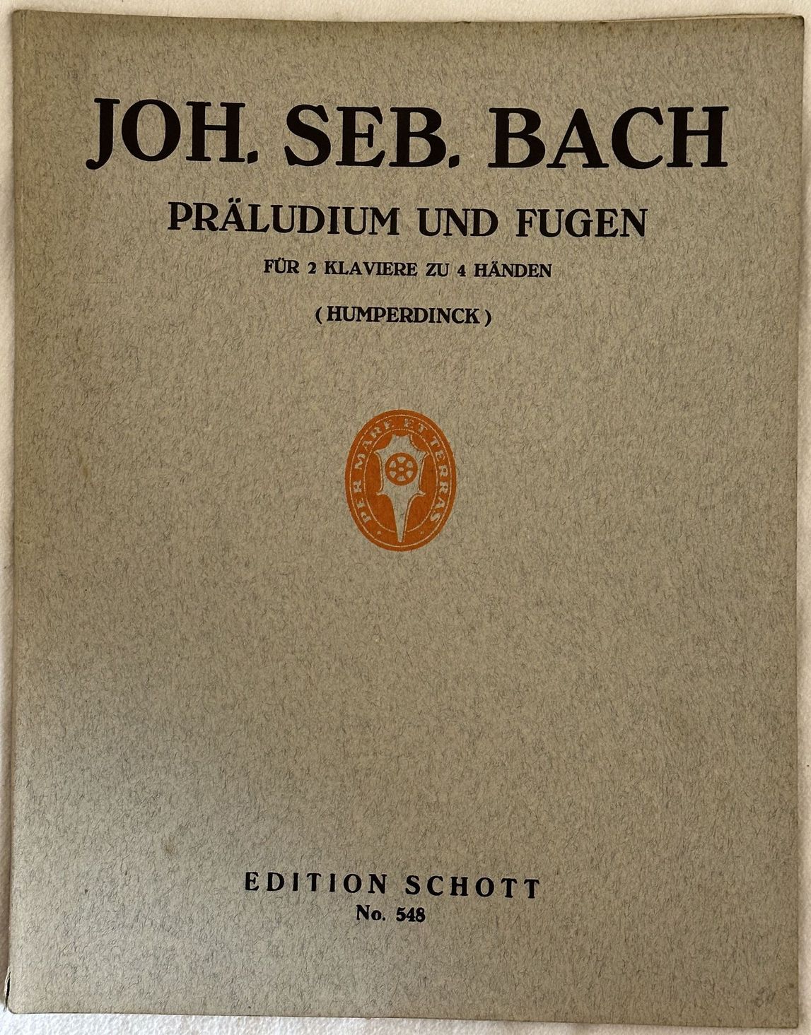 PRAELUDIUM UND FUGEN IN QUINTENZIRKEL AUS DEM WOHLTEMPERIERTEN KLAVIER