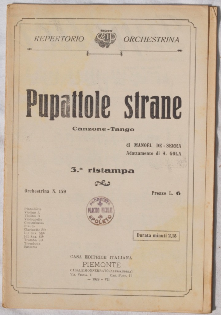 PUPATTOLE STRANE