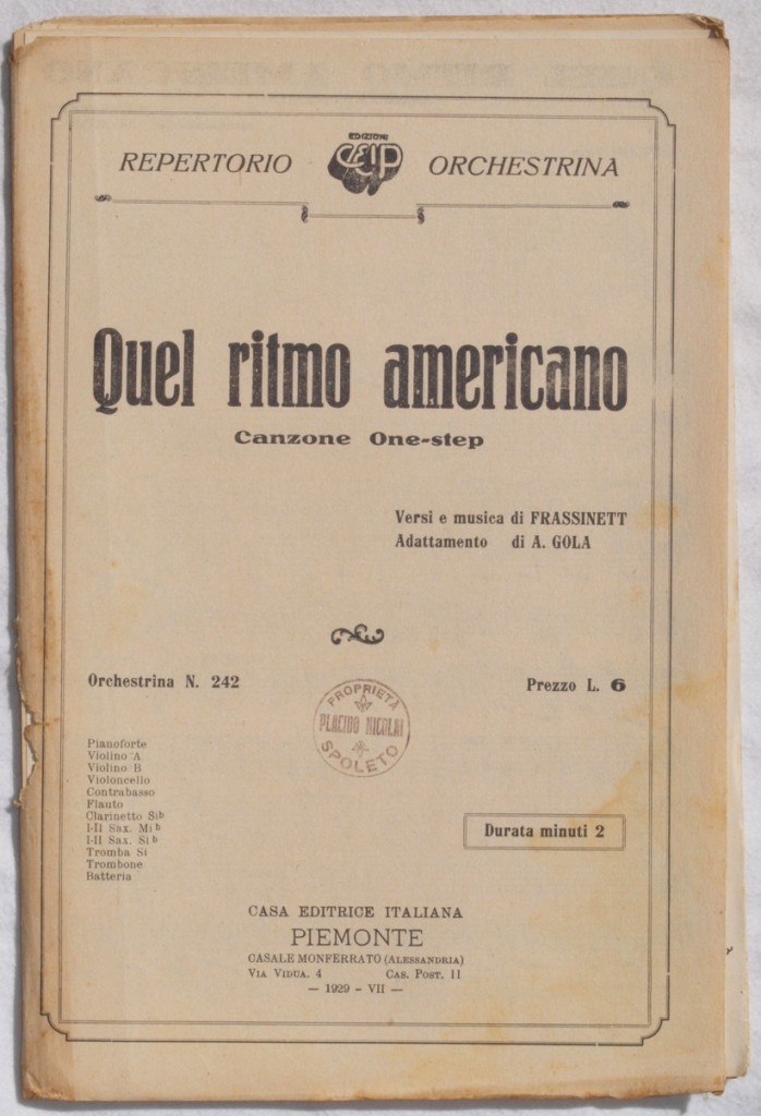 QUEL RITMO AMERICANO