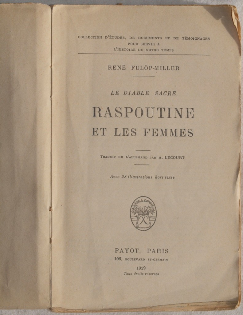 RASPOUTINE ET LES FEMMES